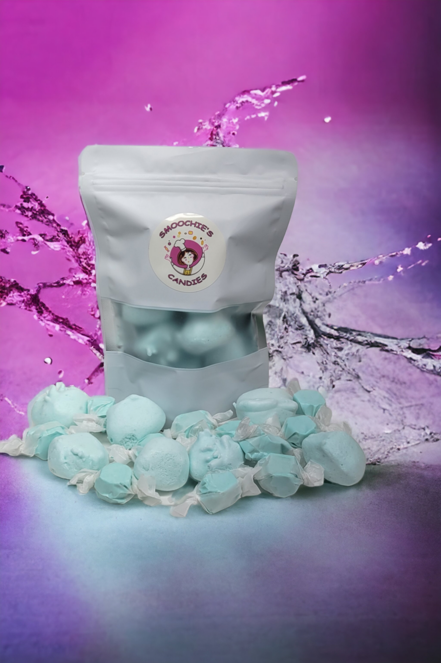 Freeze Dried Saltwater Taffy (Cotton Candy)